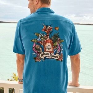 Tommy Bahama Whiskey Business Silk Camp Shirt - XXL